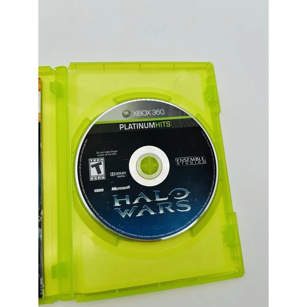 Halo Wars (Xbox 360) Platinum Hits CIB COMPLETE TESTED WORKS VG CONDITION